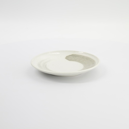 [34242] Yuki Kobiki Plate 19.5x3cm White 34242 6/48