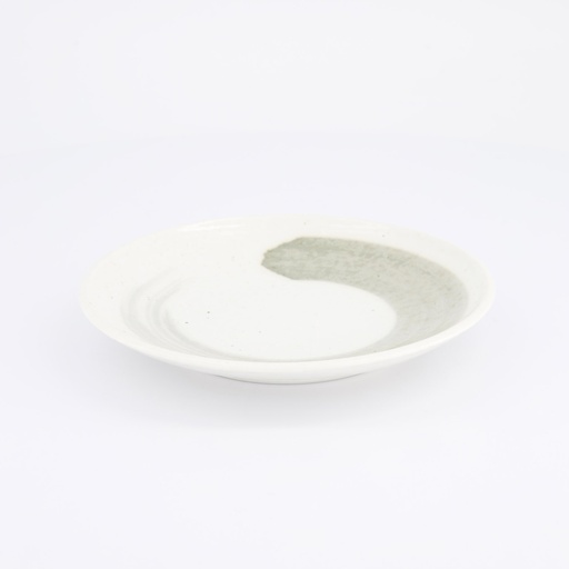 [34242] Yuki Kobiki Plate 19.5x3cm White 34242 6/48