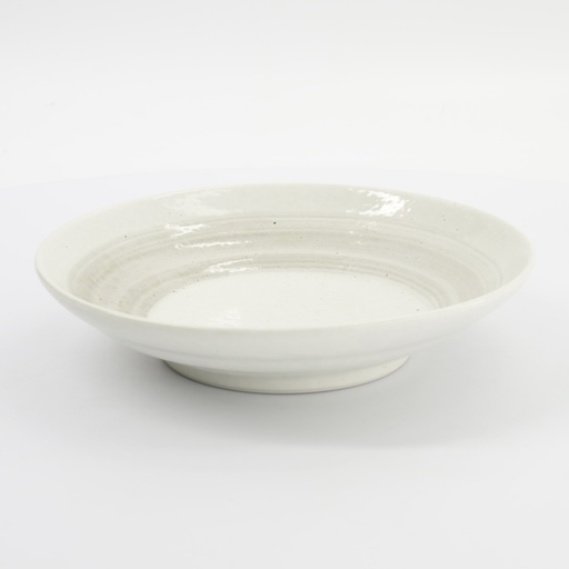 [34244] Yuki Kobiki Deep Plate 23x5cm White 34244 4/32