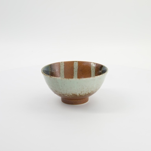 [34253] Aka-cha Suisho Bowl Rim 16x8cm 600ml Brown 34253 6/48