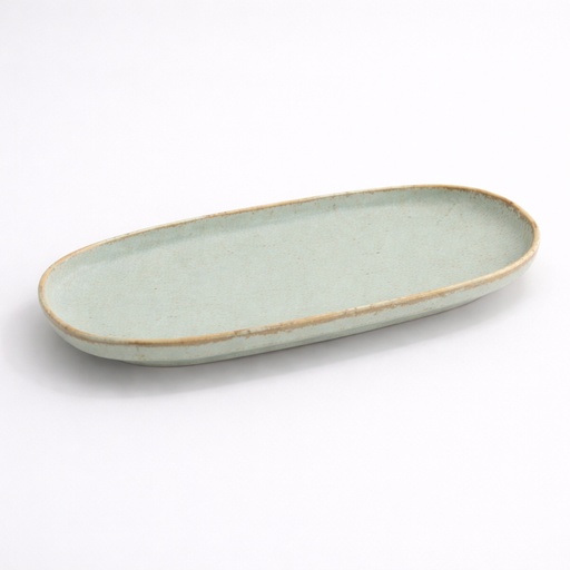 [34295] Minto Green Oval Plate 24x16x2cm 34295 3/36 