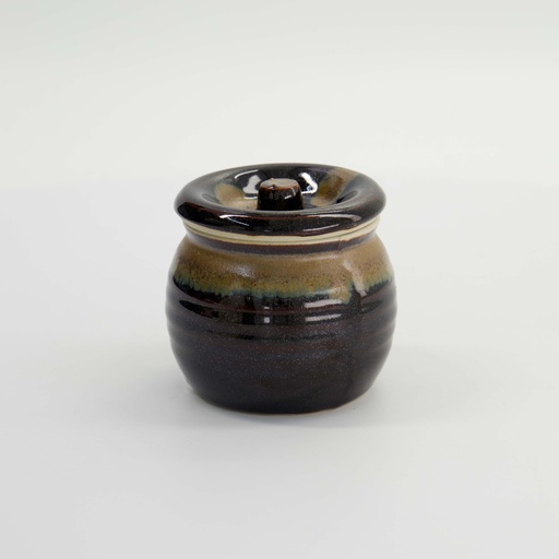 [34301] Kitchen Seasoning Pot w/o Slit 8.8x8.8cm 350mm Black 34301 1/36 