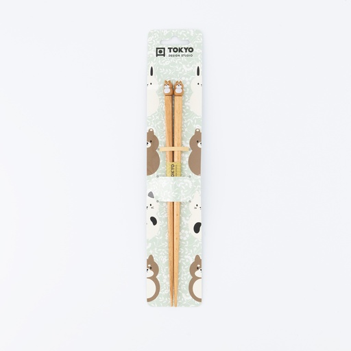 [617089] Chopstick Shiba Brown 22.5cm A8-D9 617089 12/240