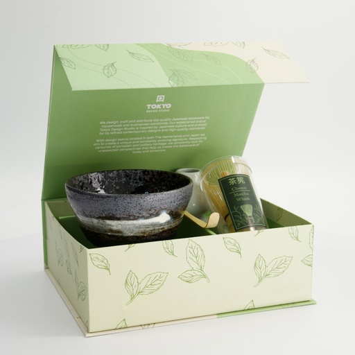 [617393] Matcha Giftset Uzushio 13x8cm 4pcs 617393 1/12 