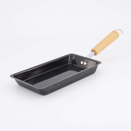 [000454] Kitchen Egg pan 17.5x8.7cm Iron IH&GAS 060186 1/50