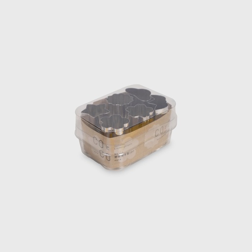 [261332] Kitchen Stainless Vegetable Cutter Mold 6pcs Set 2.5-3.3cmx4(H)cm 082010 1/50