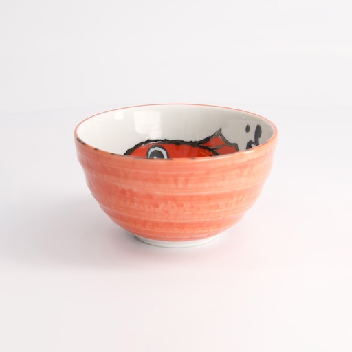 [7561] Seafood Bowl 13.2x7.3cm 500ml Snapper Red LB554/T 6/48