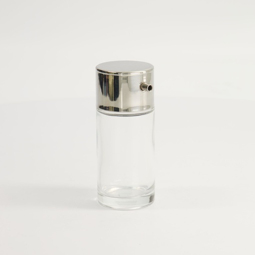 [8031] Sauce Dispenser Bottle 11cm with Lid 100ml Glass 217 1/72