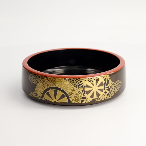 [4148] Sushi Oke Kazaguruma No.6 Outer 18x5.5cm Inner 16.2x4.2cm 4148 1/60