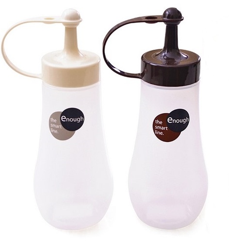 [4519] Kitchen Plastic Dressing Pot 350ml 20.5cmh 2 color 1201 10/180