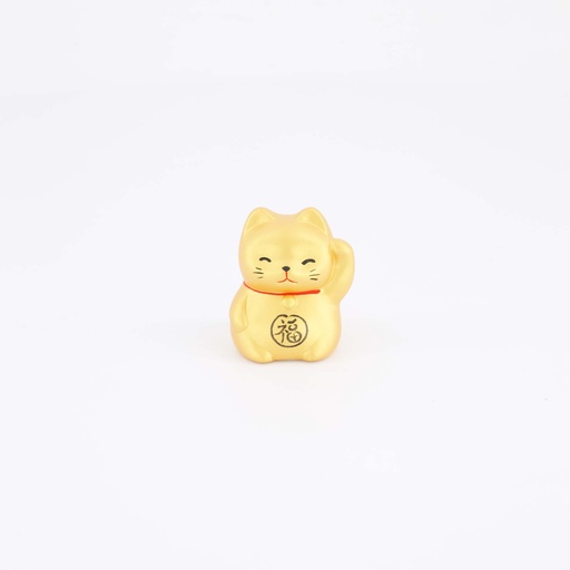 [6197] Lucky Cat 5.2cm Gd KT30/GC 1/192