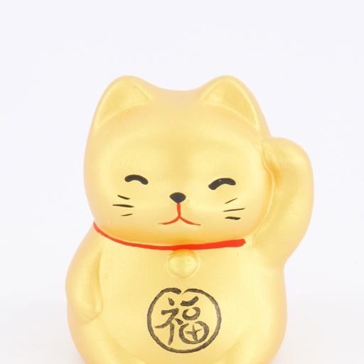 [6197] Lucky Cat 5.2cm Gd KT30/GC 1/192