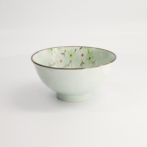 [7811] Green Cosmos Bowl 16x7.5cm 600ml Q56/GC 6/36